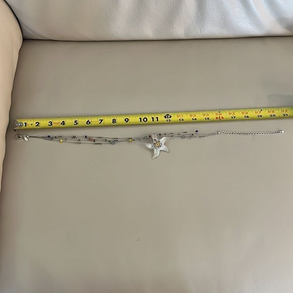 Chico's Starfish Pendant Necklace - Silver and Gold - Picture 3 of 11